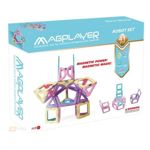 Конструктор магнитный Magplayer 41 элемент (MPH2-41)
