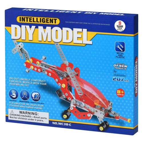 Конструктор Same Toy Inteligent DIY Model Літак 207 ел. (WC38CUt) фото №1