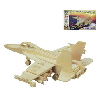 3D дерев'яний конструктор. Модель винищувач-бомбардувальник Hornet F-18 (K-3867) фото №1