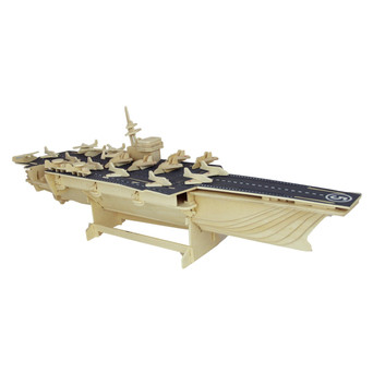 3D дерев'яний конструктор. Модель корабель Авіаносець (2020) фото №1