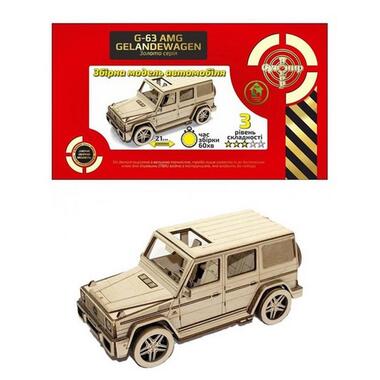 Деревянный конструктор Золотая Серия автомобиль G-63 AMG BB2 G-63  фото №1