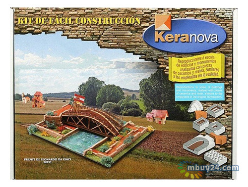 Конструктор керамический Keranova Мост Леонардо (30251) фото №2