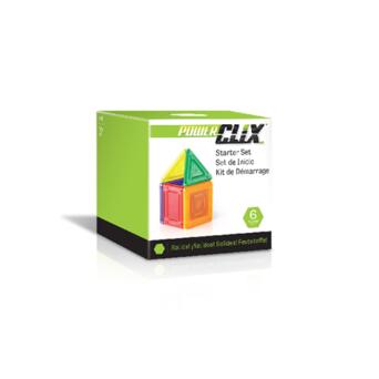 Конструктор Guidecraft PowerClix Solids Базовый набор, 6 деталей (G9481) фото №1