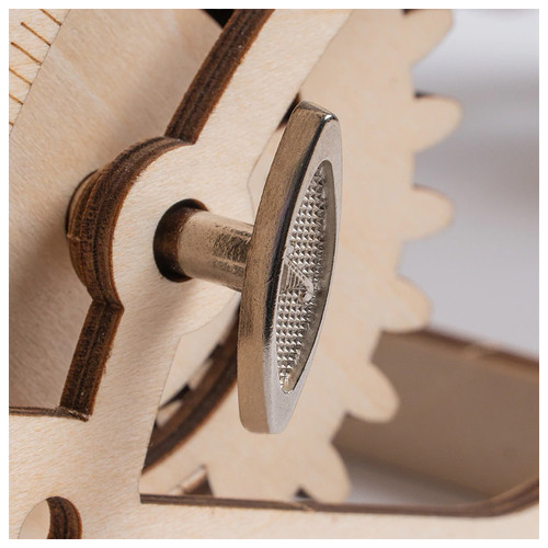 Дитячий дерев'яний 3D конструктор Robotime LK501 Годинник з маятником (5846-19366) фото №6