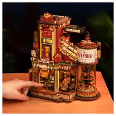 Конструктор Robotime Rokr деревянный 3D Фабрика грез (EAB01) фото №6
