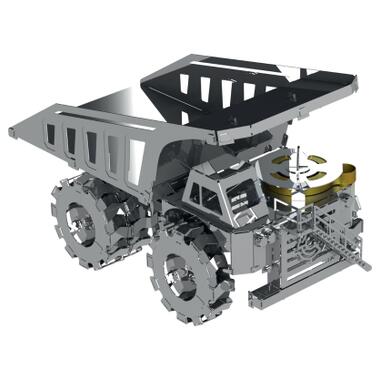 Конструктор Metal Time Коллекционная модель Quarry Transporter Механический карьерный самосвал (MT014) фото №2