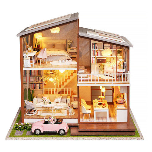 3D Румбокс ляльковий будинок конструктор DIY Cute Room A-080-B (6679-22758) фото №2