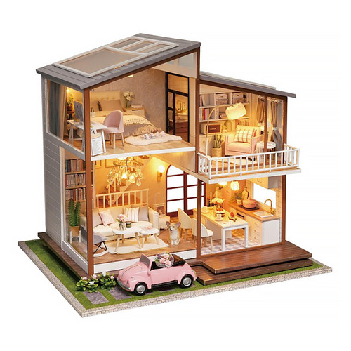 3D Румбокс кукольный дом конструктор DIY Cute Room A-080-B (6679-22758)