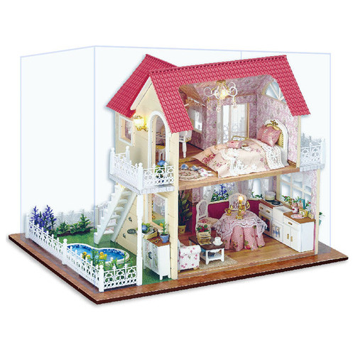 Ляльковий будинок конструктор DIY Cute Room A-033-B Princess Cottage фото №1