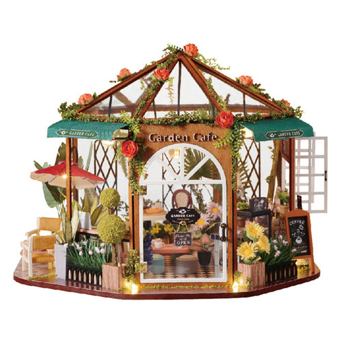 Кукольный дом конструктор DIY Cute Room GD-001-B Garden Cafe (6598-22455)