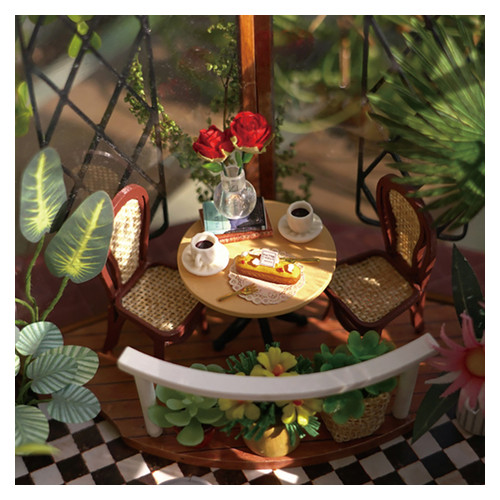 Ляльковий будинок конструктор DIY Cute Room GD-001-B Garden Cafe (6598-22455) фото №2