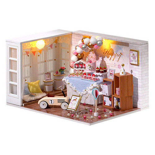 Ляльковий будинок конструктор DIY Cute Room QT-010-B Happy Birthday фото №4