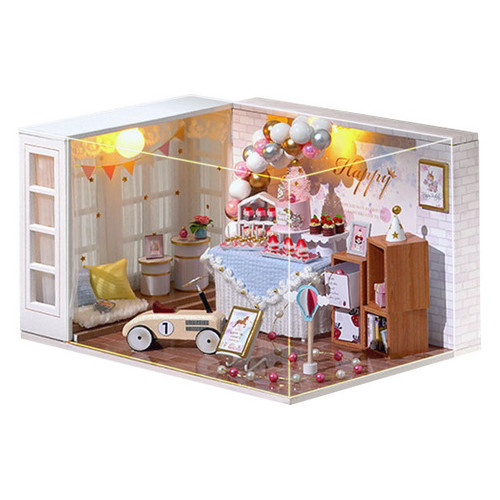 Ляльковий будинок конструктор DIY Cute Room QT-010-B Happy Birthday фото №2