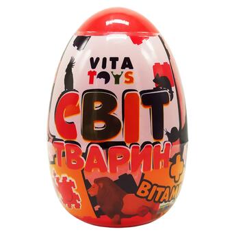 Конструктор Vita Toys у яйці Світ Тварин VTK 0069 100 деталей фото №1