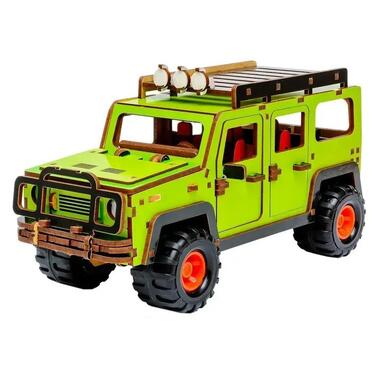 Деревянный 3D конструктор Внедорожник Puz-00951 123 детали  фото №6
