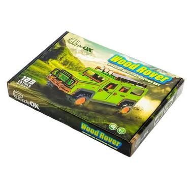 Деревянный 3D конструктор Внедорожник Puz-00951 123 детали  фото №1