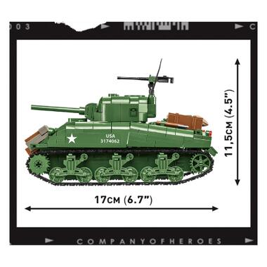 Конструктор Cobi Company of Heroes 3 Танк M4 Шерман 615 деталей (COBI-3044) фото №6