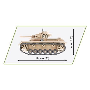 Конструктор Cobi Друга Світова Війна Танк Panzer III 292 деталей (COBI-2712) фото №5