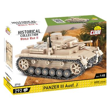 Конструктор Cobi Друга Світова Війна Танк Panzer III 292 деталей (COBI-2712) фото №2