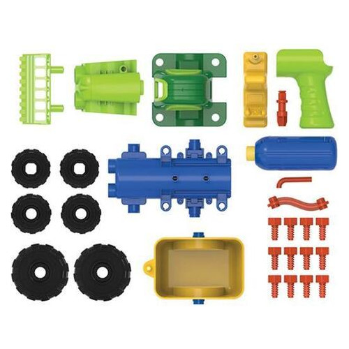Конструктор Edu-Toys Трактор з інструментами (JS030) фото №3