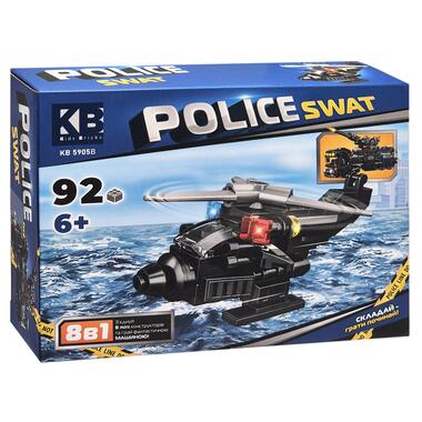 Детский конструктор Police SWAT KB 5905B пластик 92 детали  фото №1