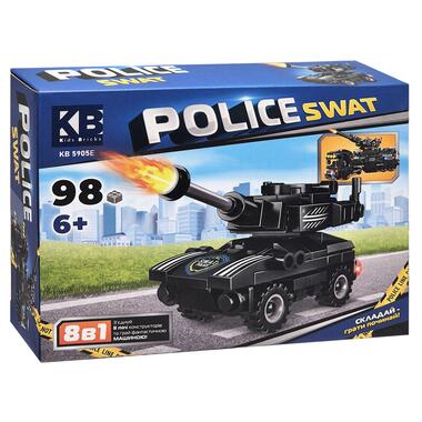 Детский конструктор Police SWAT KB 5905E пластик 98 деталей  фото №1