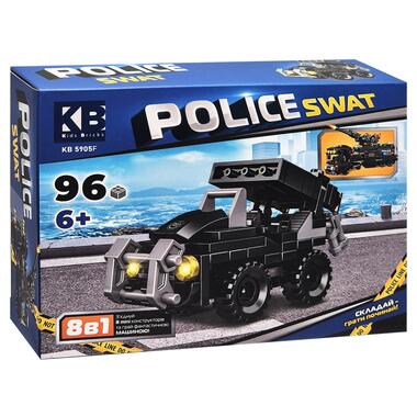 Детский конструктор Police SWAT KB 5905F пластик 96 деталей  фото №1