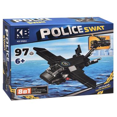 Детский конструктор Police SWAT KB 5905G пластик 97 деталей  фото №1