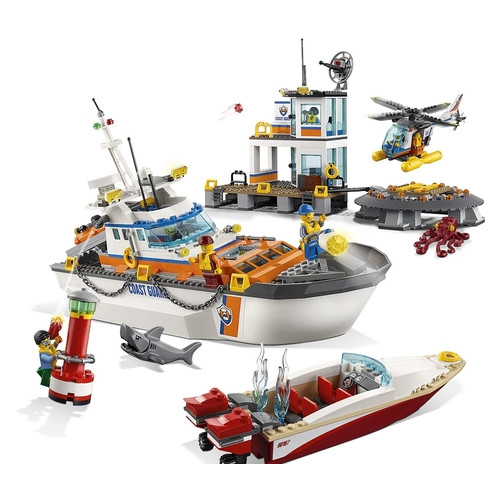 Конструктор Lego City Штаб береговой охраны (60167) фото №1