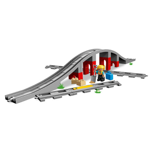Конструктор Lego Залізничний міст та рейки (10872) фото №3
