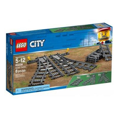 Конструктор LEGO City Залізничні стрілки 8 деталей (60238) фото №4