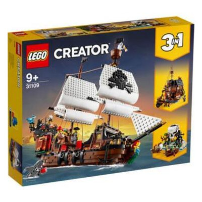 Конструктор LEGO Creator Піратський корабель 1262 деталі (31109) фото №1