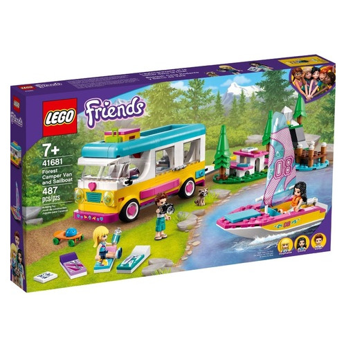 Конструктор Lego Friends Лісовий будинок на колесах та вітрильний човен (41681) фото №11