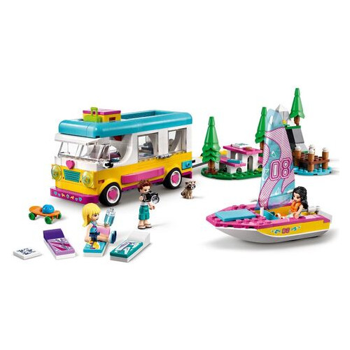 Конструктор Lego Friends Лісовий будинок на колесах та вітрильний човен (41681) фото №3