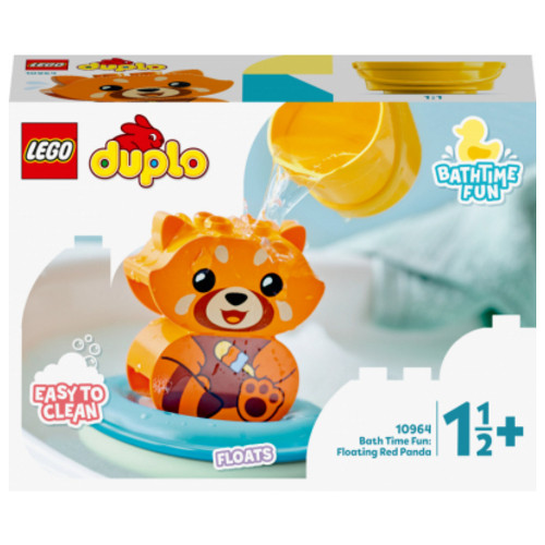 Конструктор Lego DUPLO My First Пригоди у ванній кімнаті: Червона панда на плоту (10964) фото №1