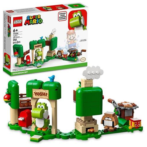 Конструктор Lego Super Mario™ Додатковий набір «Будинок подарунків Йоші» (71406) фото №1