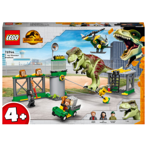 Конструктор Lego Jurassic World Втеча Тиранозавра 140 деталей (76944) фото №1