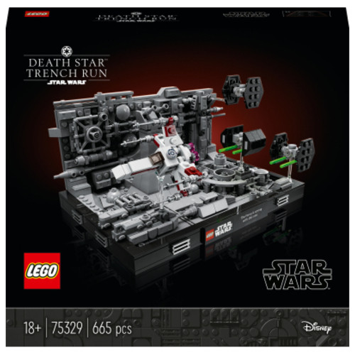 Конструктор Lego Star Wars Діорама «Політ над Зіркою Смерті» 665 деталей (75329) фото №1
