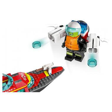 Конструктор LEGO City Човен пожежної бригади (60373) фото №6