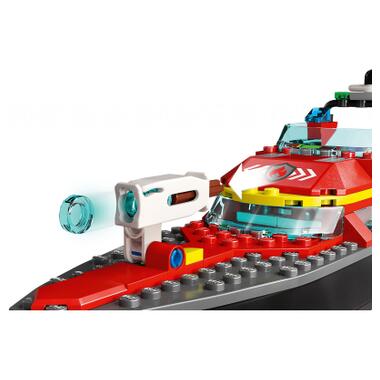 Конструктор LEGO City Човен пожежної бригади (60373) фото №5