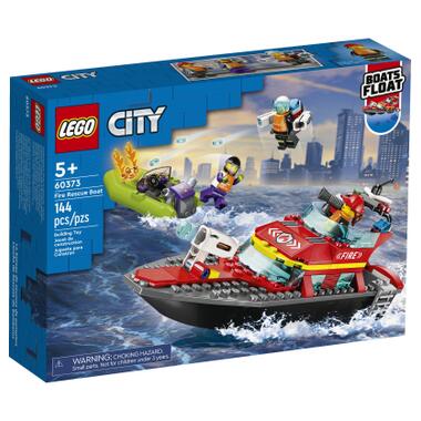 Конструктор LEGO City Човен пожежної бригади (60373) фото №1