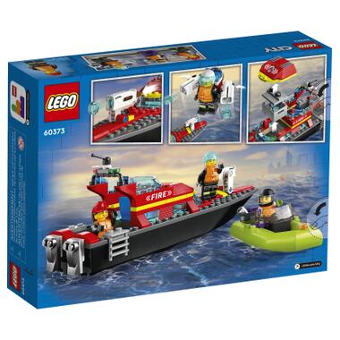 Конструктор LEGO City Човен пожежної бригади (60373) фото №8
