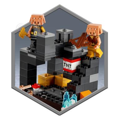 Конструктор Lego Minecraft Бастіон підземного світу (21185) фото №7