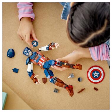Конструктор Lego Marvel Фігурка Капітана Америка для складання (76258) фото №20