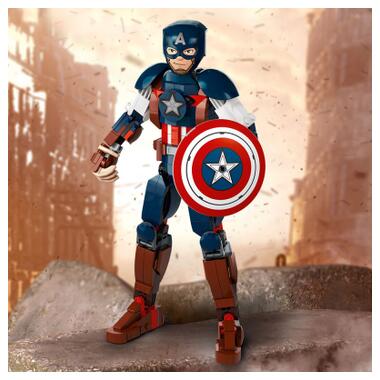 Конструктор Lego Marvel Фігурка Капітана Америка для складання (76258) фото №18