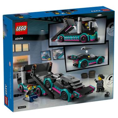 Конструктор Lego City Автомобіль для перегонів і автовоз (60406) фото №8