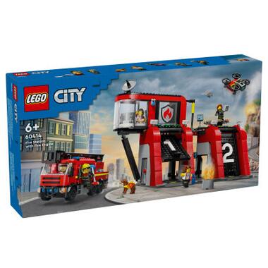 Конструктор Lego City Пожежне депо з пожежною машиною (60414) фото №1