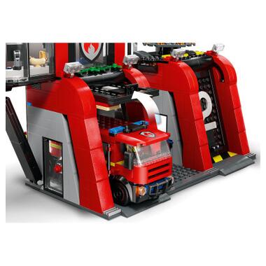 Конструктор Lego City Пожежне депо з пожежною машиною (60414) фото №5