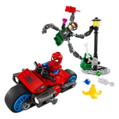 Конструктор LEGO  Marvel Погоня на мотоциклах Людина-Павук vs. Доктор Восьминіг (76275) фото №6