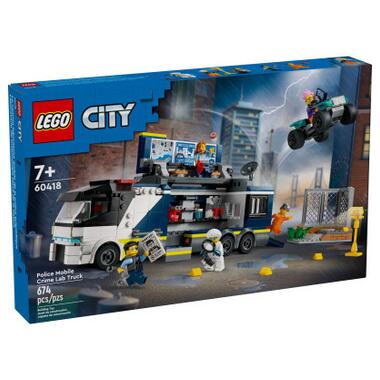 Конструктор Lego City Пересувна поліцейська криміналістична лабораторія (60418) фото №1